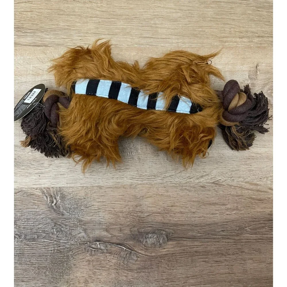 NWT Star Wars Chewbacca Plush & Rope Dog Toy